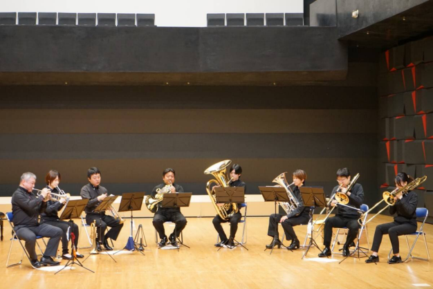 博多の森ブラスアンサンブル演奏風景